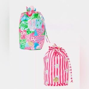 Lilly Pulitzer Pool pouch set (2) NEW